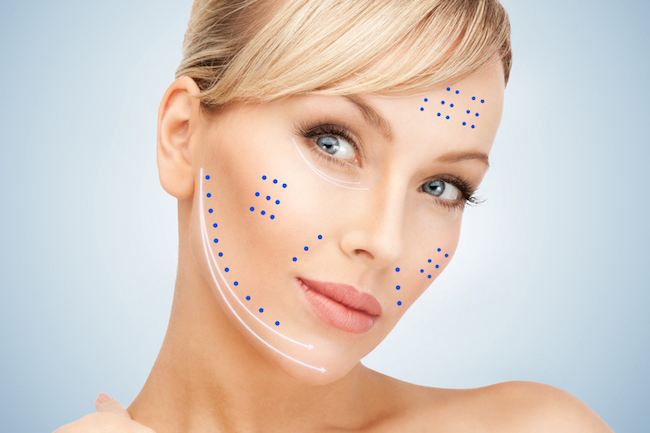 Pontos de aplicação do Skinbooster no Studio Maristela